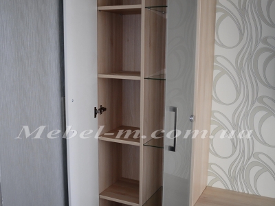 Домашняя стенка с подвесными тумбами