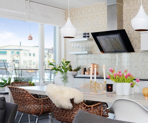 Дизайн современной кухни - фото с МДФ фасадами