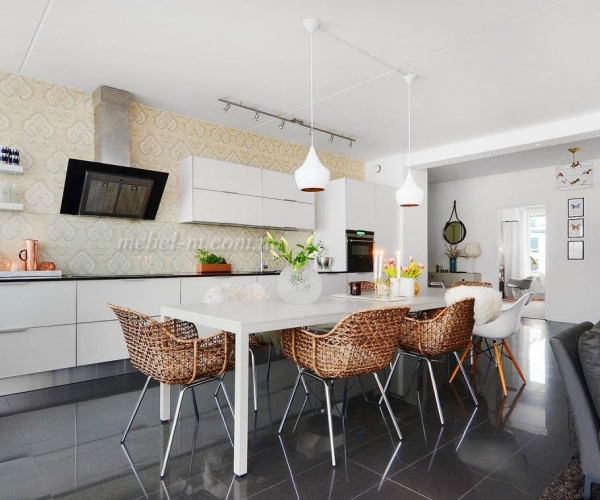 Дизайн современной кухни - фото с МДФ фасадами