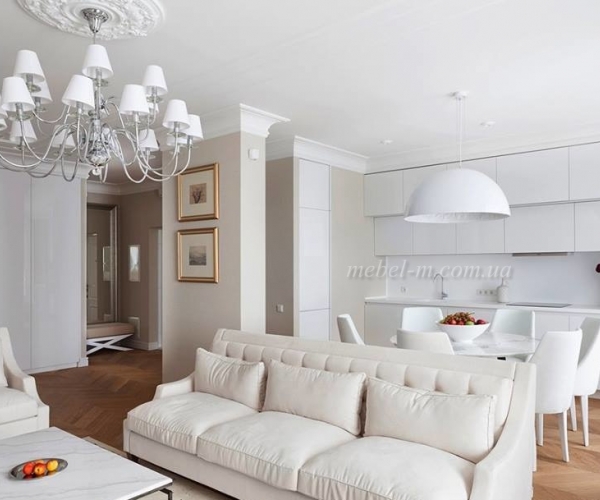 Светлая кухня в современном стиле