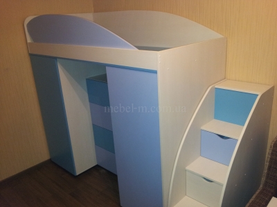 Невысокая детская кровать-трансформер