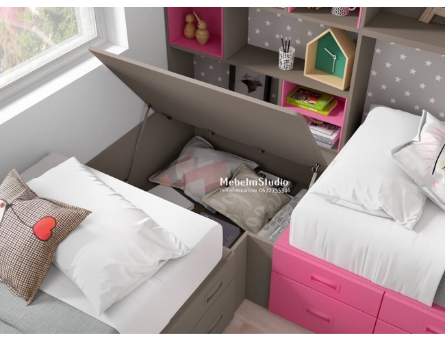 Проект дитячої кімнати для 2 принцес