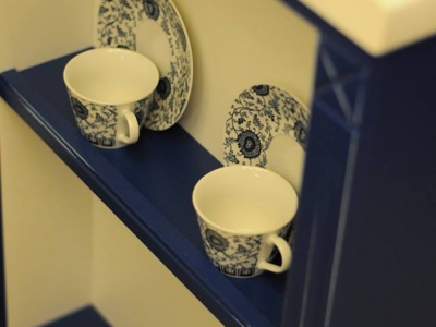 Кухня деревянная крашенная