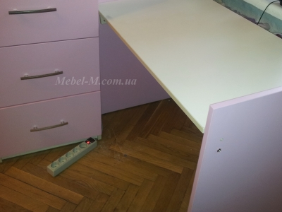 Детская кровать фуксия