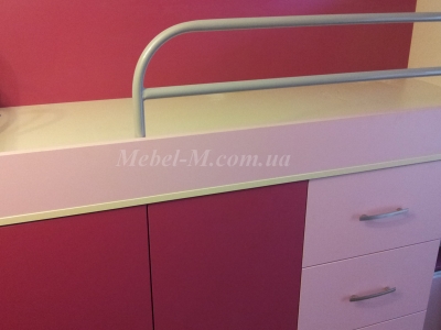 Детская кровать фуксия