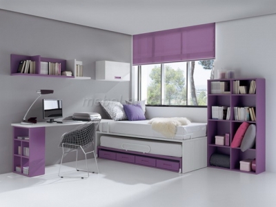 Двухъярусная кровать Сирень