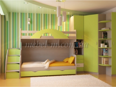 Детская двухъярусная кровать