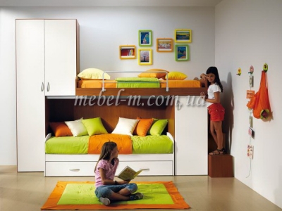 Детская двухъярусная кровать