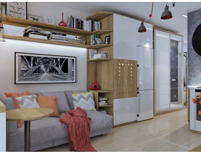 Smart ( смарт ) квартира 19 м2- интерьер