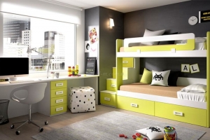 Двухъярусная детская кровать для подростков