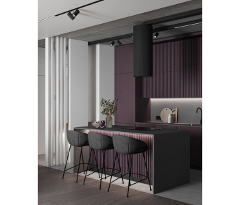 Яркая кухня в новом стиле