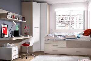 Детская кровать с шухлядами