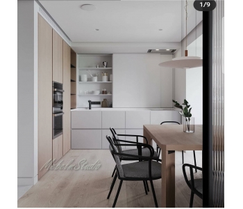 Большая современная кухня