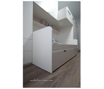 Детская комната двухъярусная кровать