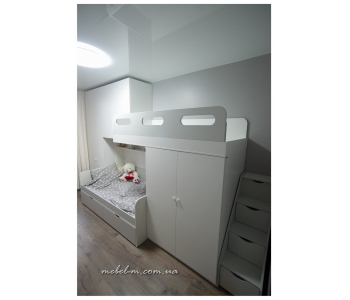 Детская комната двухъярусная кровать