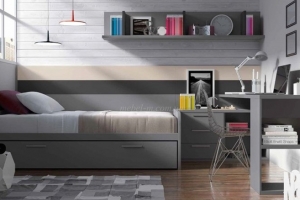 Мебель в комнату для подростка Графит