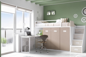Двухъярусная детская кровать в детскую комнату
