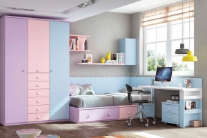 Детская комната в пастельных тонах