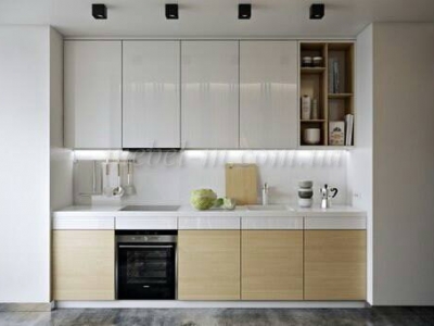 Прямая двухцветная кухня 2,5 метра