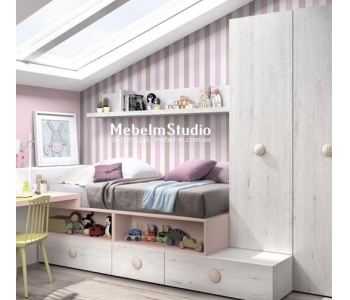 Детская кровать с подиумом