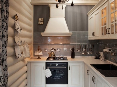 Кухня классика из дерева белая