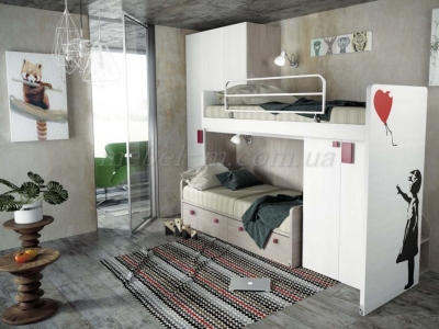 Детская комната "инсигма" в белом цвете