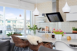 Дизайн современной кухни - фото с МДФ фасадами