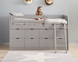 Невысокая детская кровать - трансформер
