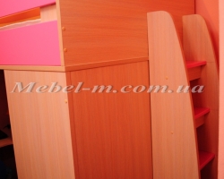 Детская двухъярусная кровать для девочки