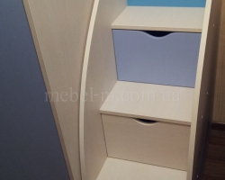 Невысокая детская кровать-трансформер