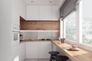 Светлая кухня в современном стиле