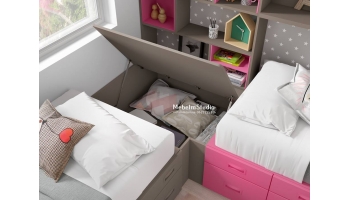 Проект дитячої кімнати для 2 принцес