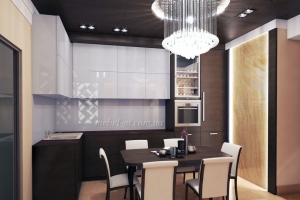 Современная кухня для квартиры новостроя