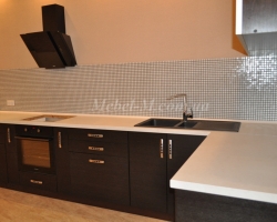 Кухня в минимализме цвет венге