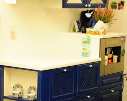 Кухня деревянная крашенная