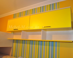 Детская комната для двух детей желтая