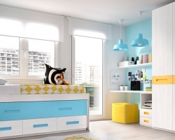 Детская мебель в светлых тонах