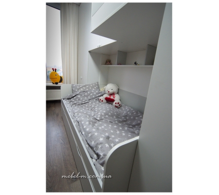 Детская комната двухъярусная кровать