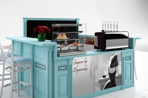 Барная стойка для фреш бара или кофейни