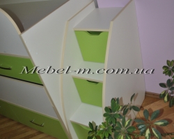 Детская кровать трансформер для двух детей