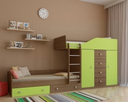 Детская двухъярусная кровать